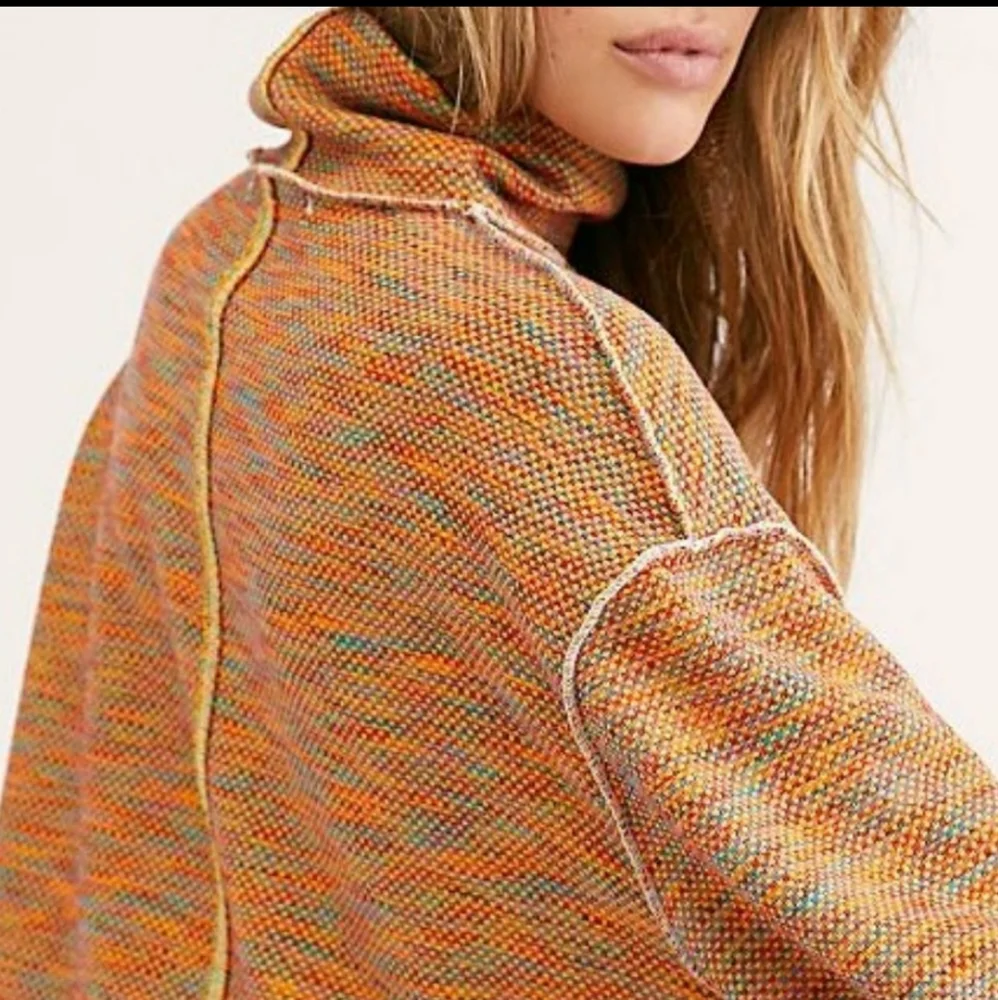 FREE PEOPLE Sunny Days Turtleneck Lightweight Knit Pullover Size XS NWT